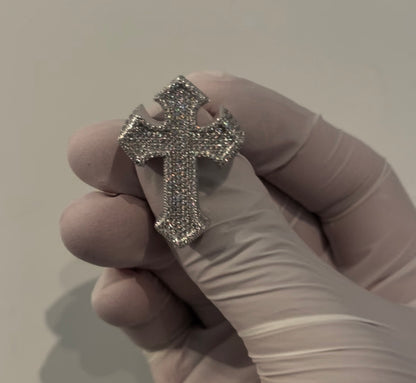 MOISSANITE VVS CROSS RING