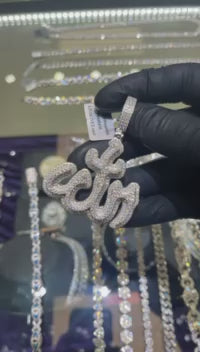 MOISSANITE VVS ALLAH PENDANT